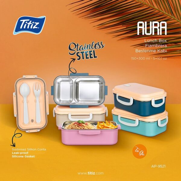 TTZ AURA LUNCH BOX 2 COMPARTEMENT